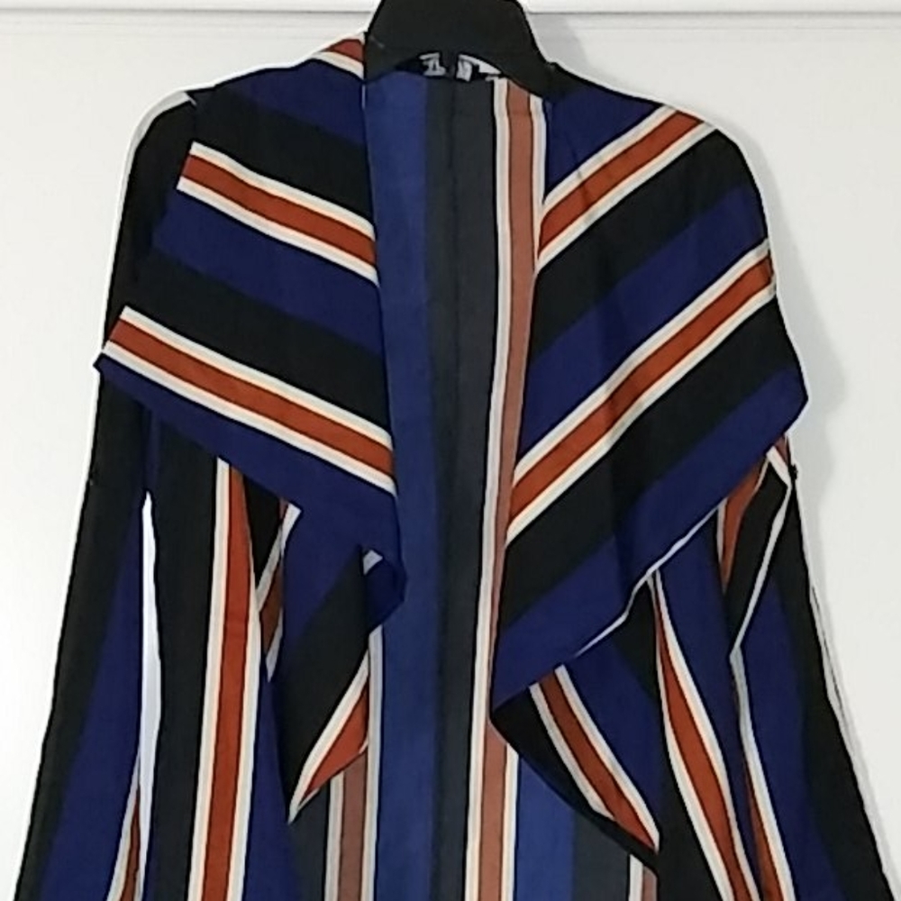 Casual Blue Multicolor Jacket - image 3